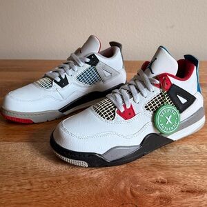 Air Jordan 4 Retro SE PS ‘What The 4’ (2019) - Size 3Y - New w/ Tags - Authentic